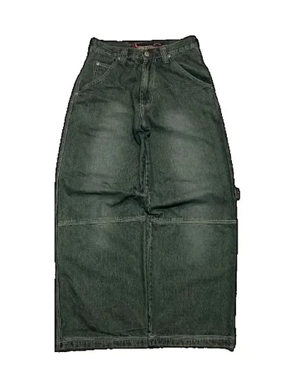 Embroidery 90s Classic Loose Jeans