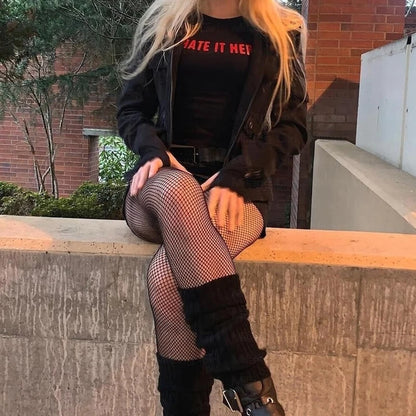 Y2K Graphic Crop Top