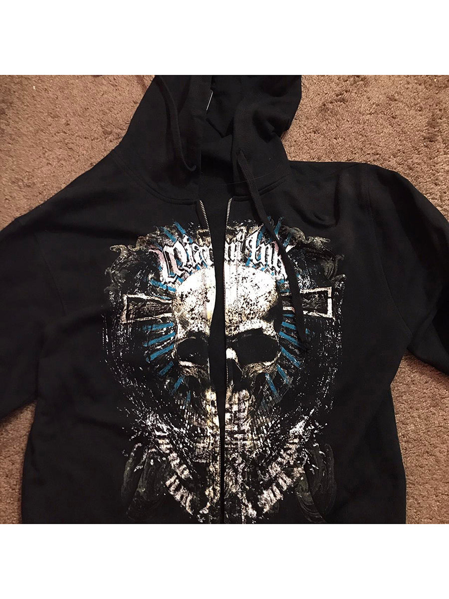 Graphic Zip-Up Hoodie