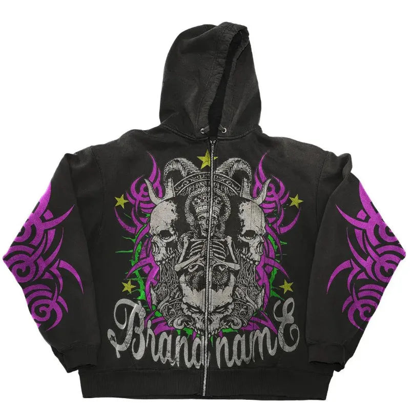Streetwear Grunge Loose Hoodie