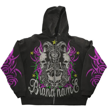 Streetwear Grunge Loose Hoodie