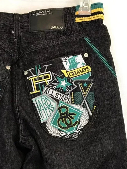 2000s Embroided Jorts