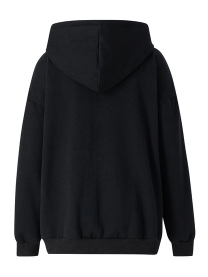 Graphic Zip-Up Hoodie