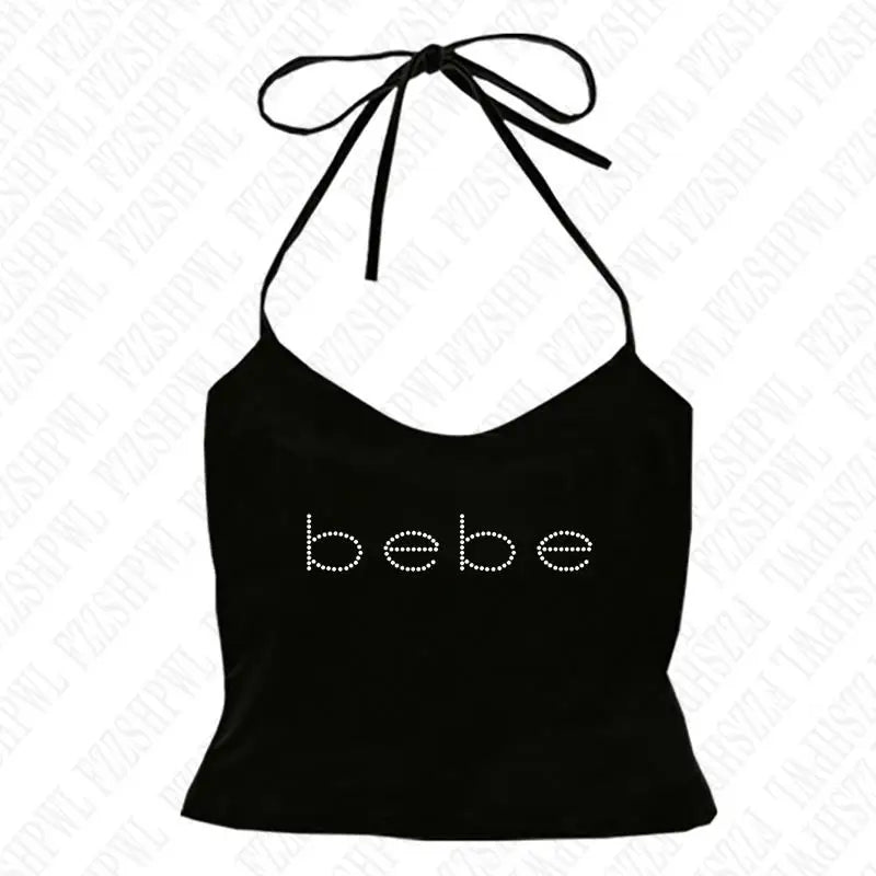 Y2k Bebe Rhinestone Tank Top