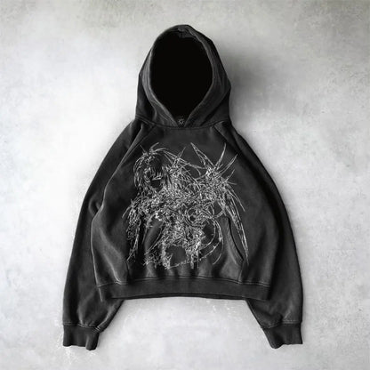 Graphic Printed Hoodie
