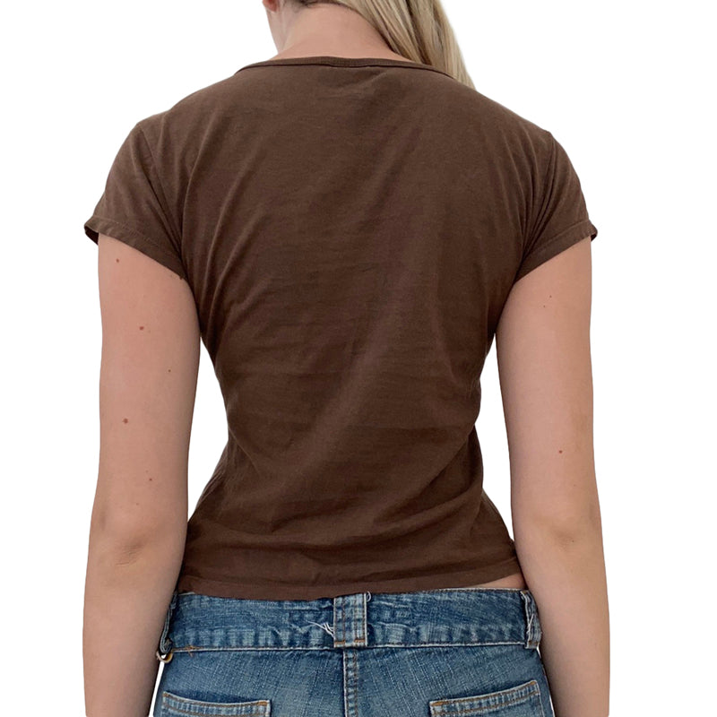 Grunge Graphic Crop-Top
