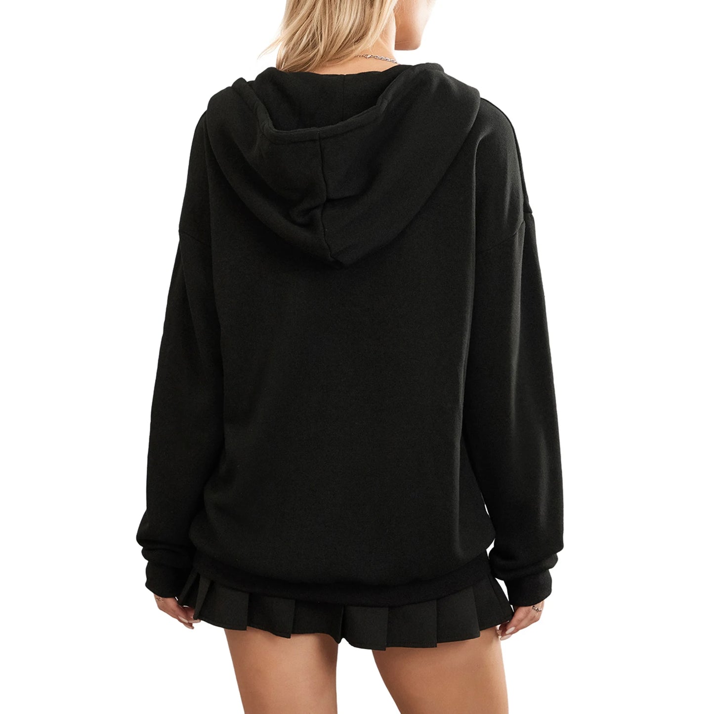 Graphic Zip-Up Hoodie