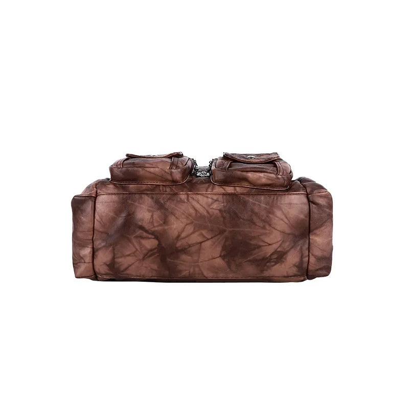 Angel Kiss Punk Leather Shoulder Bag