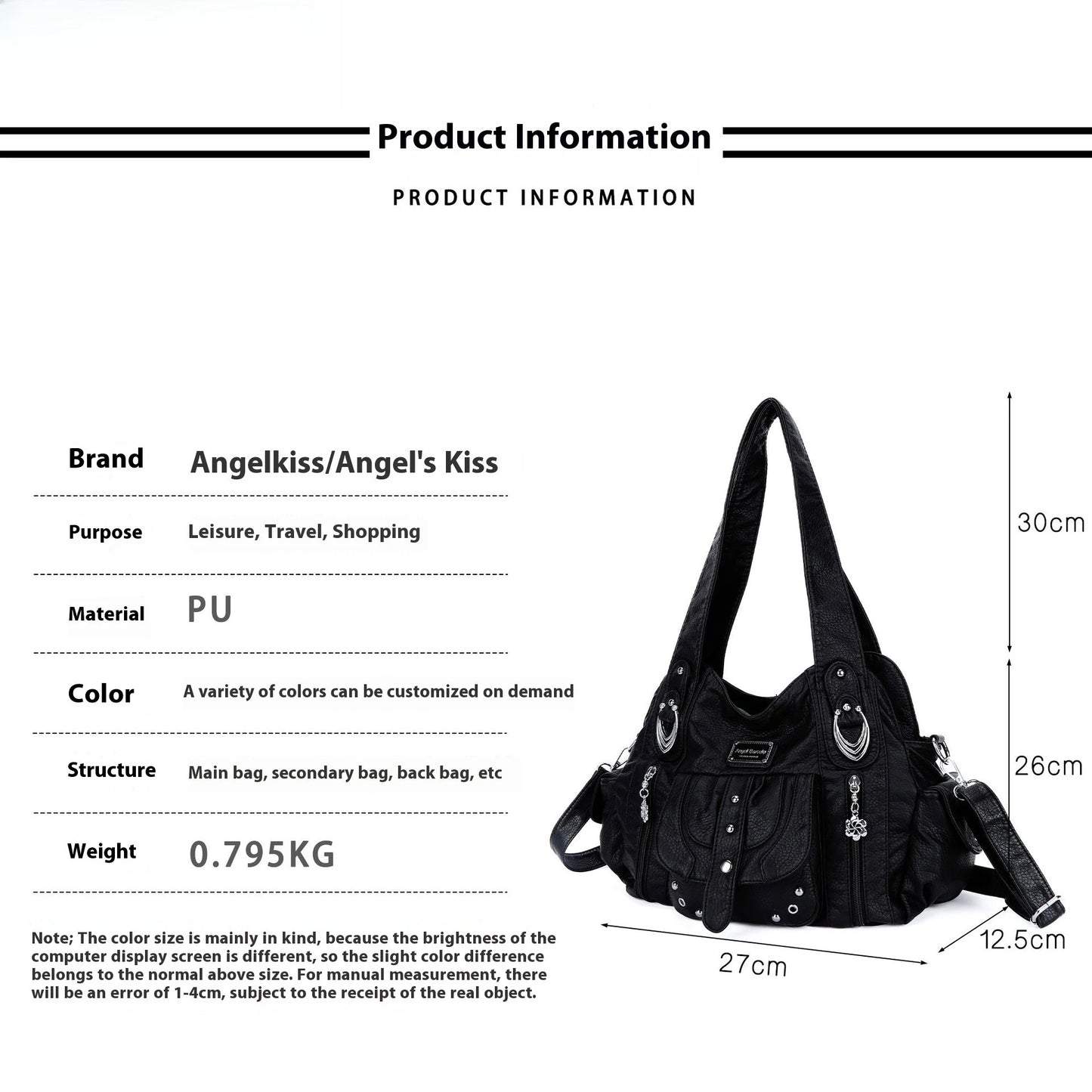 Handbag Fashion Denim Shoulder Bag