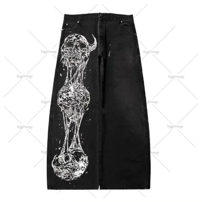 Gothic Harajuku Trendy Brand Y2K Jeans