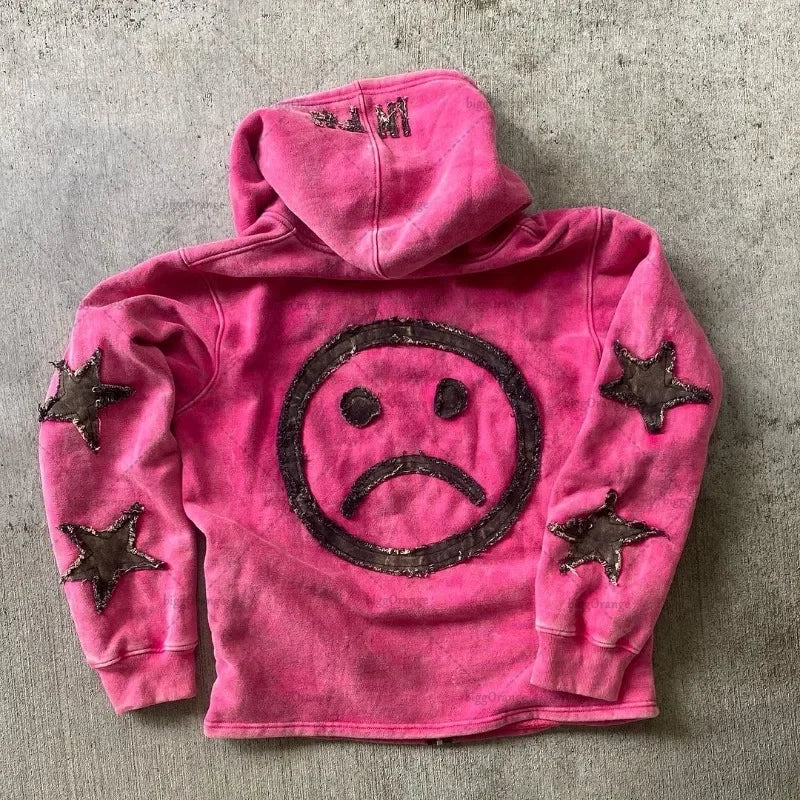 Embroidery Oversized Hoodie