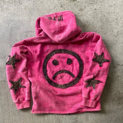 Embroidery Oversized Hoodie
