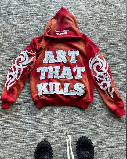 Embroidery Oversized Hoodie