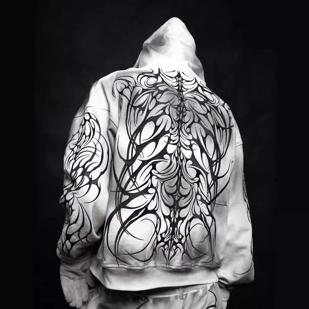 Y2k Pullover Vintage Printed Hoodie