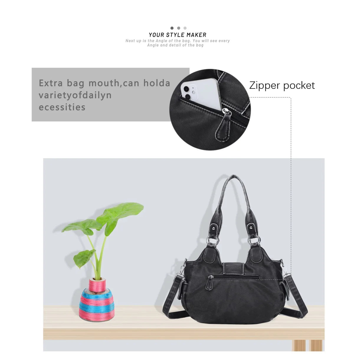 Women Handbag Leopard Top-handle Shoulder Bag