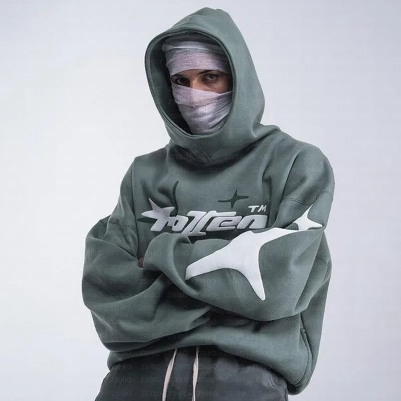 Oversized  Street Vintage Hoodie