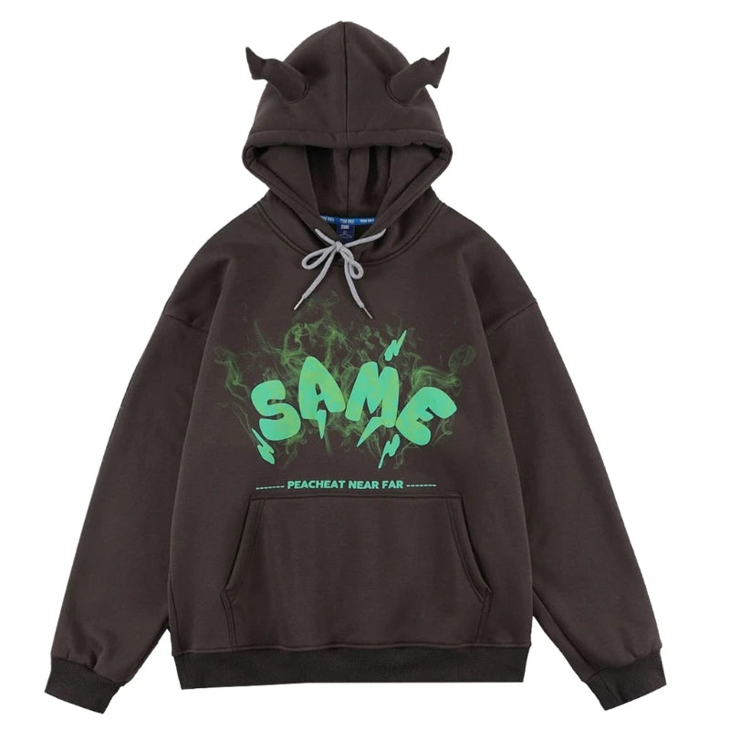 Graffiti Y2K Bubble Sweatshirts