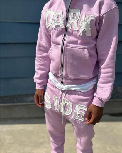 Oversized Graphic Printed Tracksuit