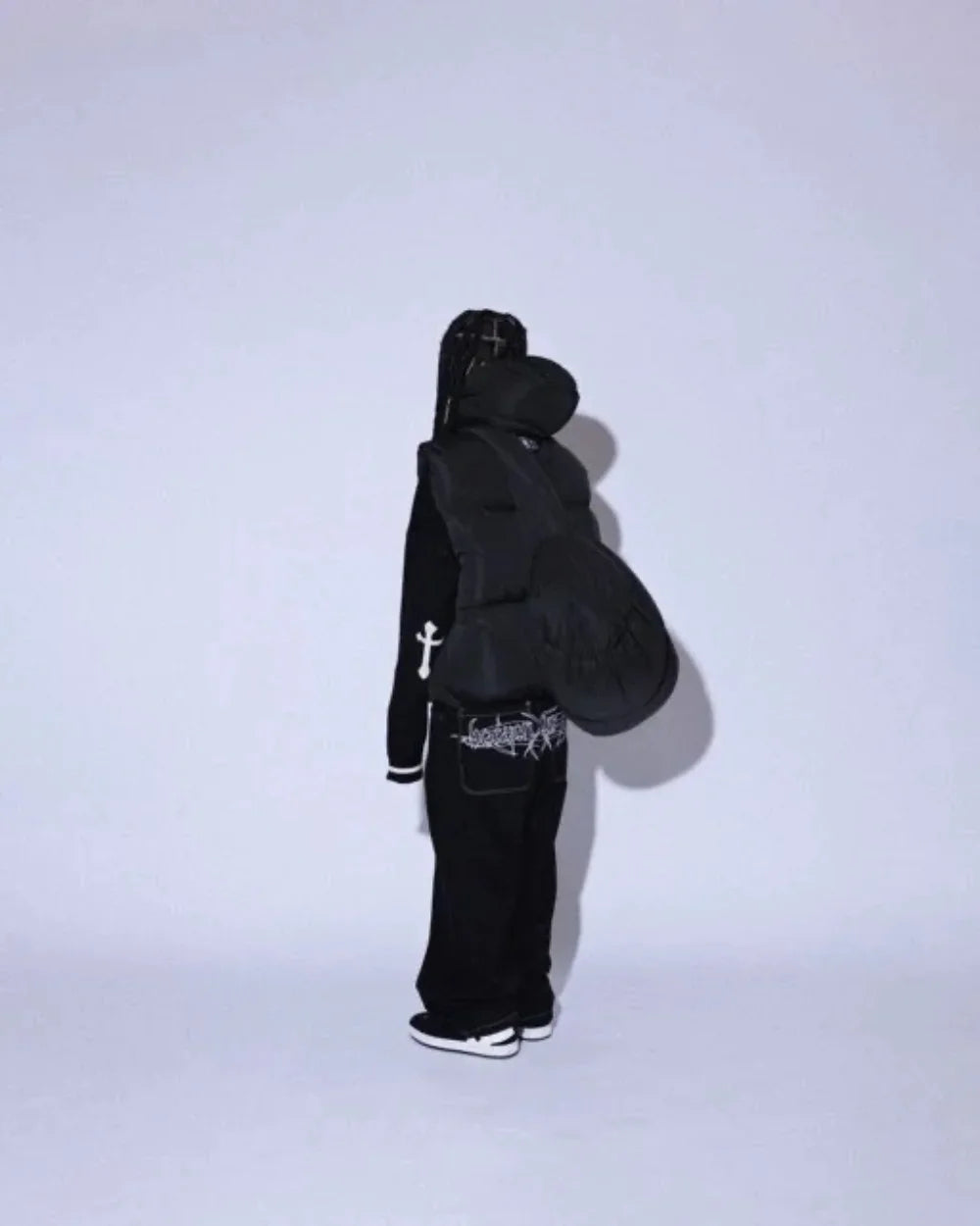 High Waist Graphic Streetwear Jeans