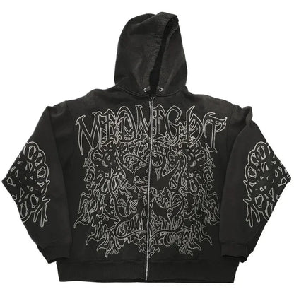 Streetwear Grunge Loose Hoodie