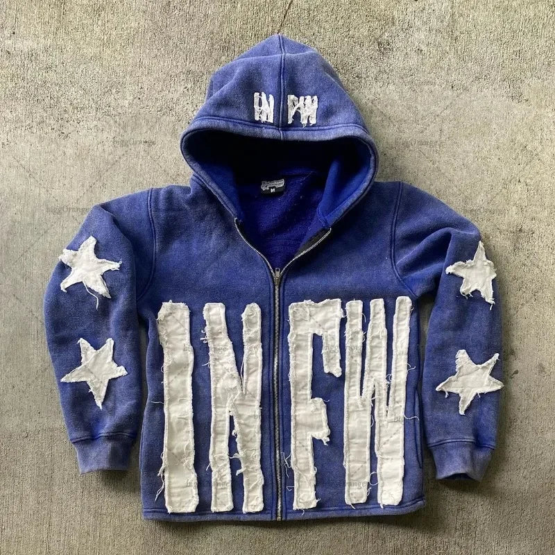 Embroidery Oversized Hoodie