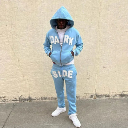 Oversized Graphic Printed Tracksuit
