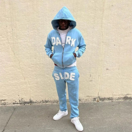 Oversized Graphic Printed Tracksuit