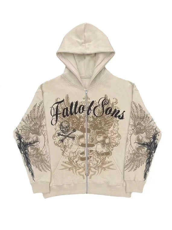 Punk Zipper Hoodie