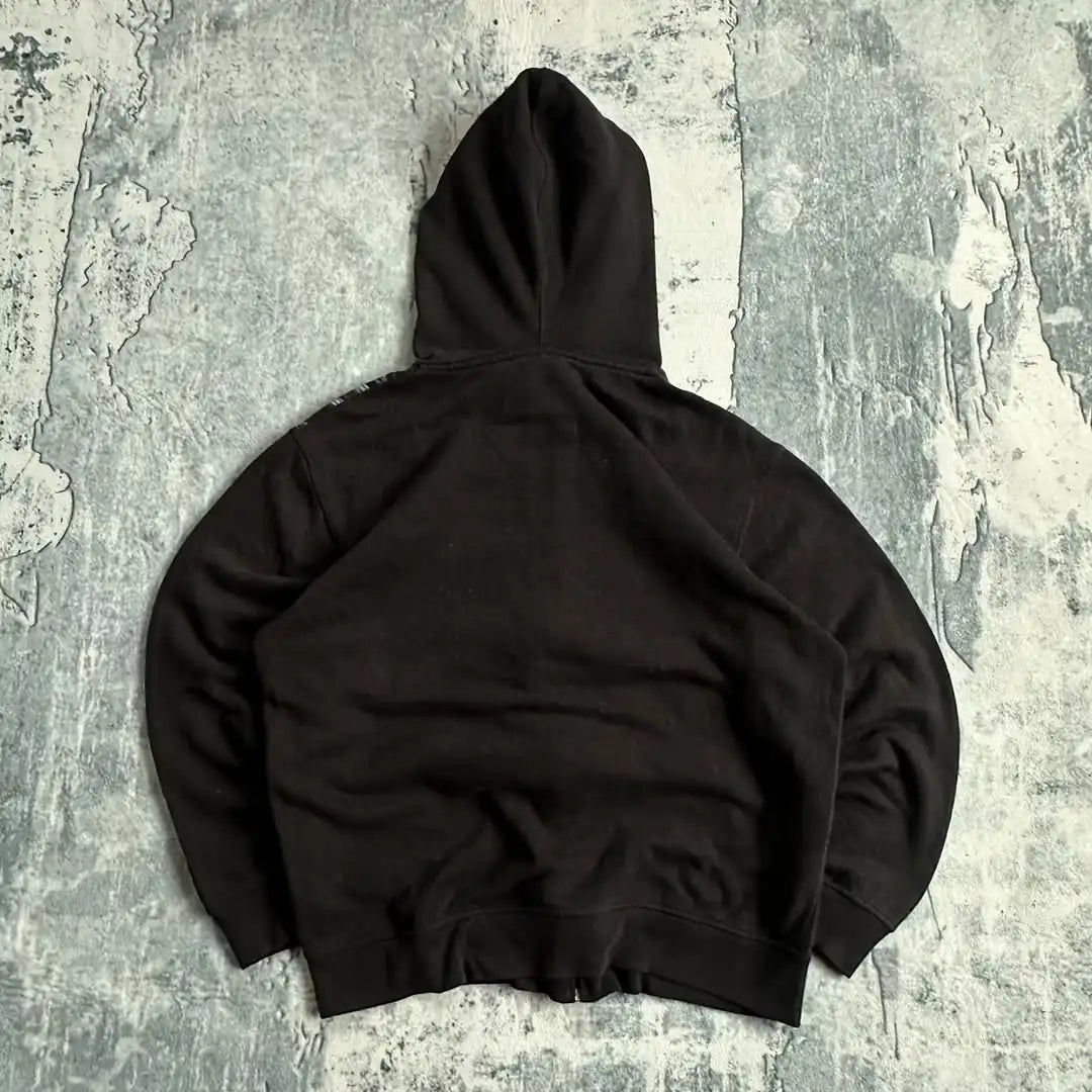 Loose Retro  Y2K Graffiti Hoodie