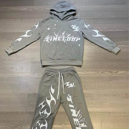 Y2K Gothic Pullover Hoodie