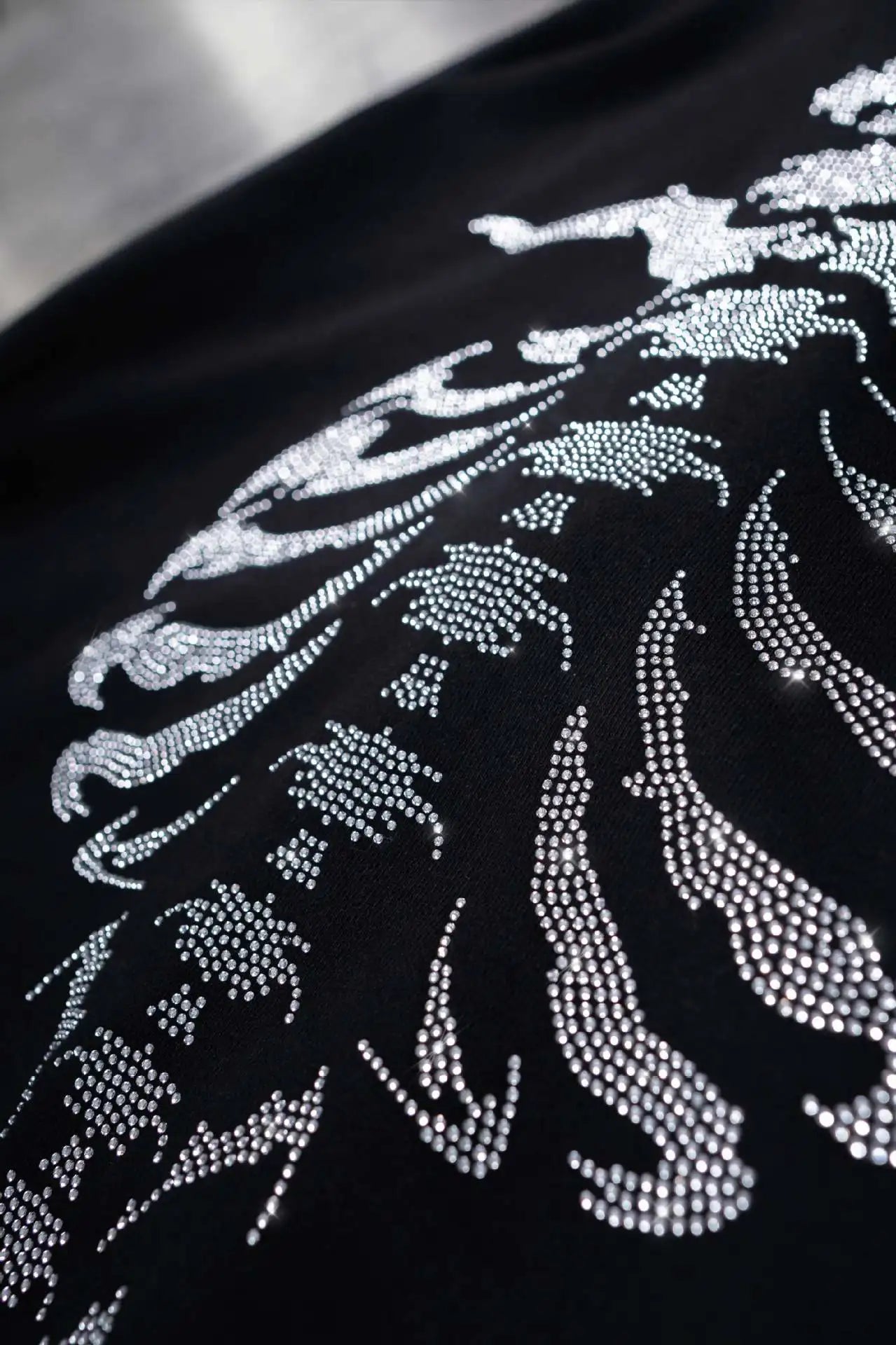 Y2K Rhinestone Skeleton Hoodie