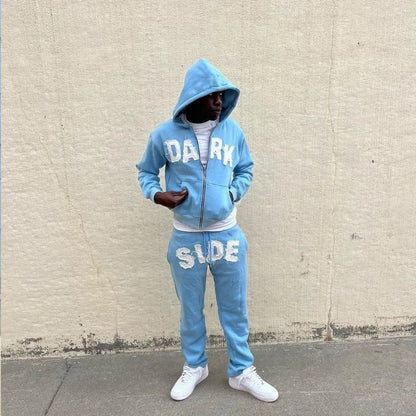 Oversized Graphic Printed Tracksuit