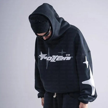 Oversized  Street Vintage Hoodie