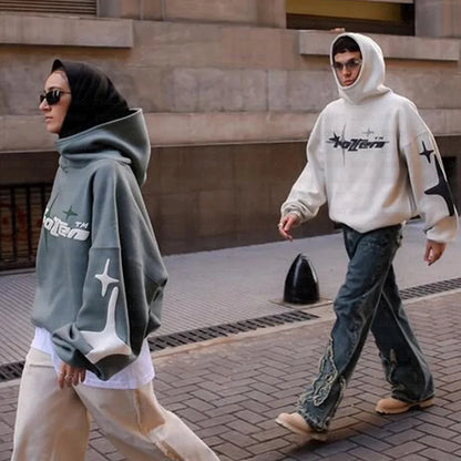 Oversized  Street Vintage Hoodie