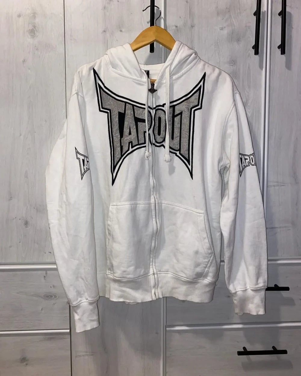 Vintage Gothic Fashion Letter Print Zip Up Hoodie