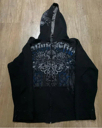 Graphic Grunge Vintage Hoodie
