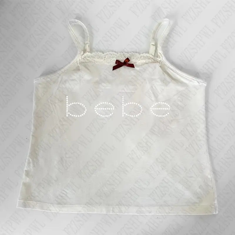 Y2k Bebe Rhinestone Tank Top