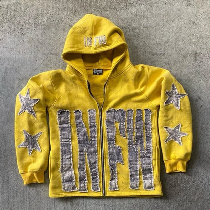 Embroidery Oversized Hoodie