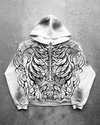 Y2k Pullover Vintage Printed Hoodie