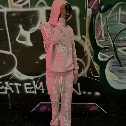 Y2K Gothic Pullover Hoodie