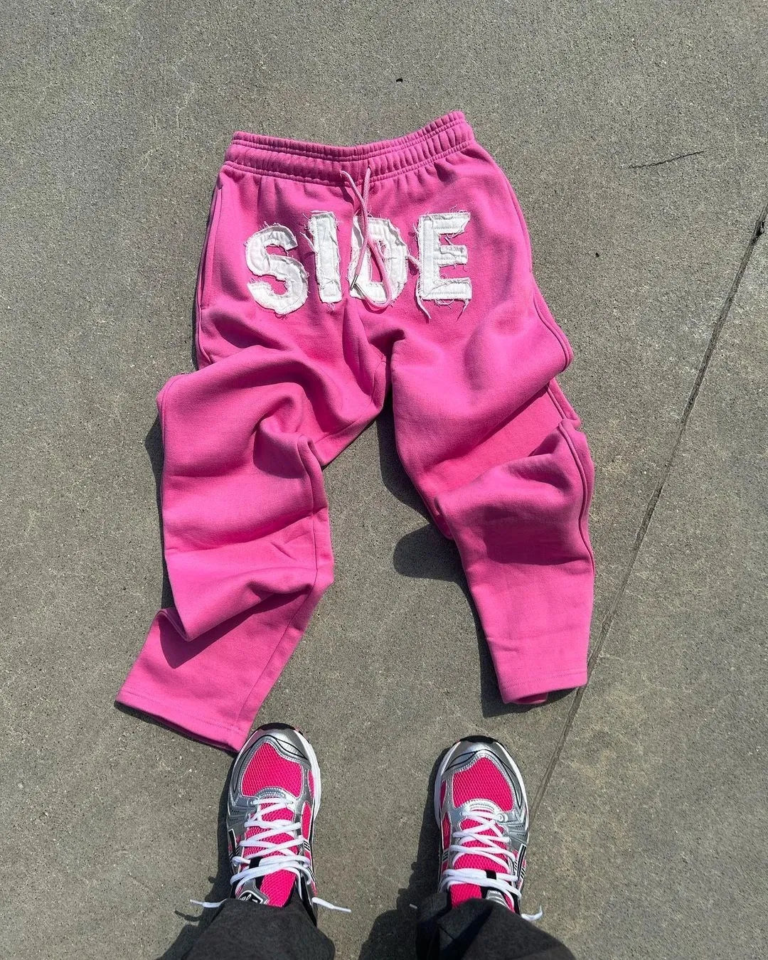 Oversized Graphic Printed Tracksuit