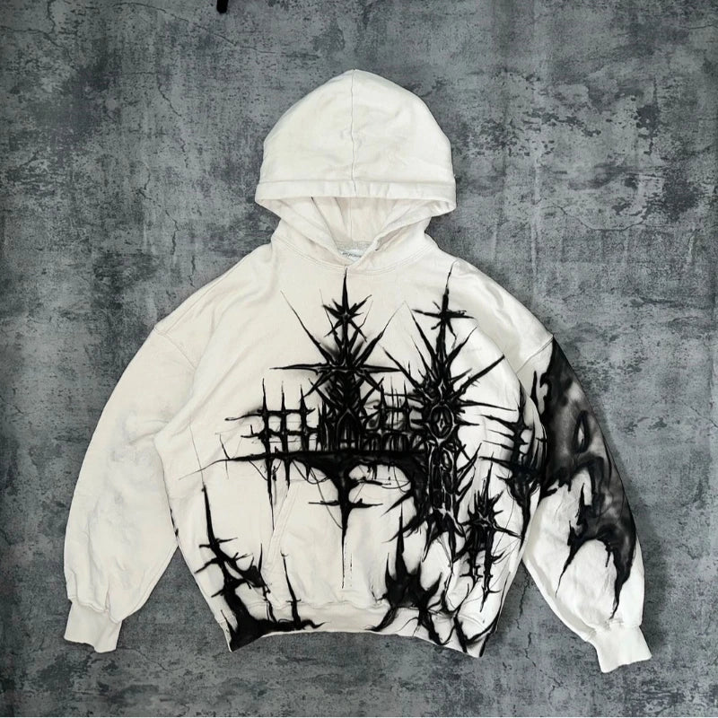 Retro Pullover Y2K Hoodie