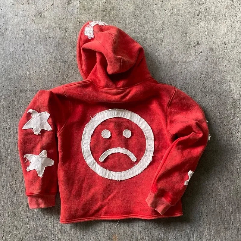 Embroidery Oversized Hoodie