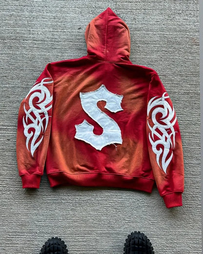 Embroidery Oversized Hoodie