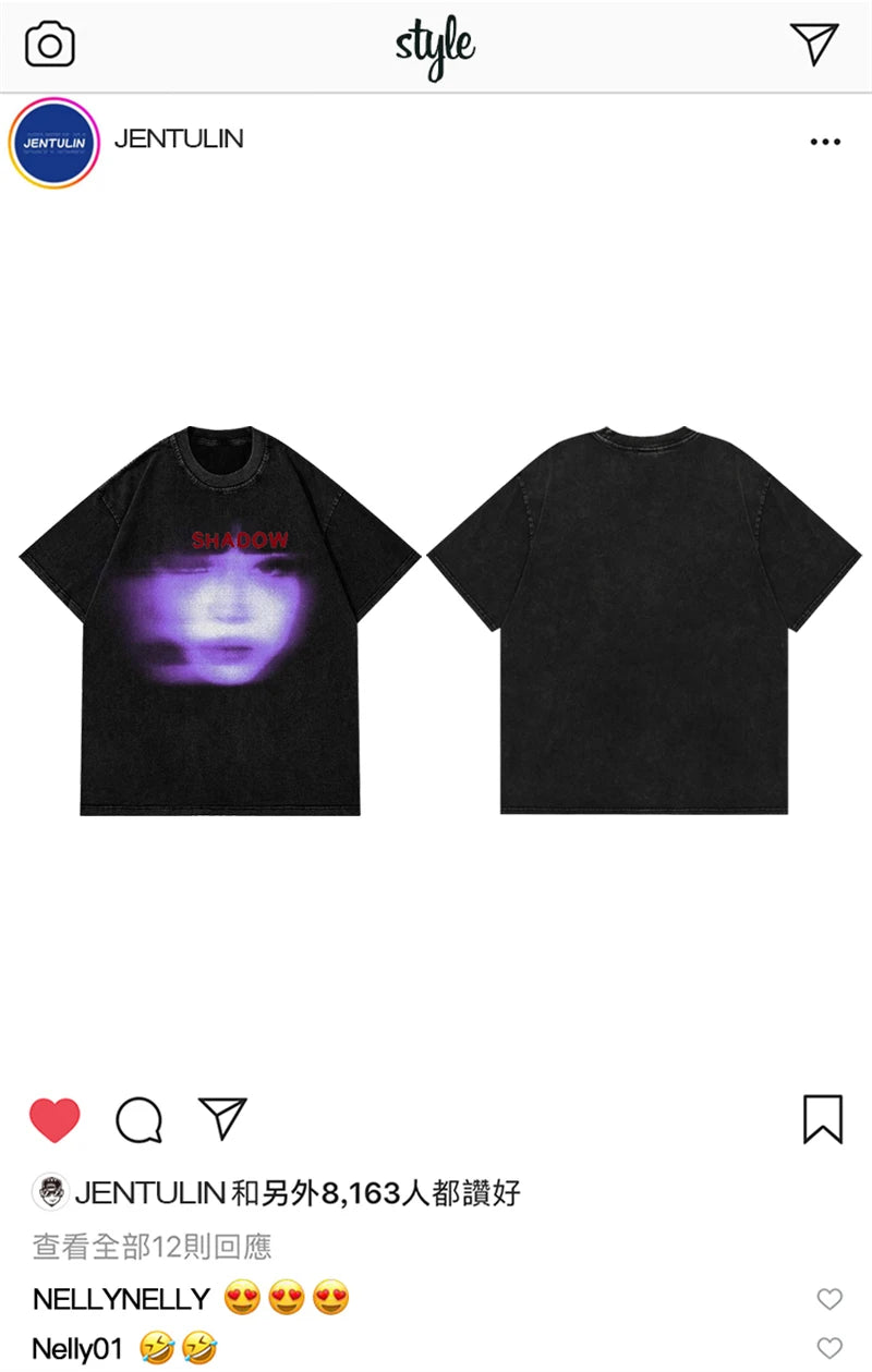 Oversized Graphic Y2K T-Shirt