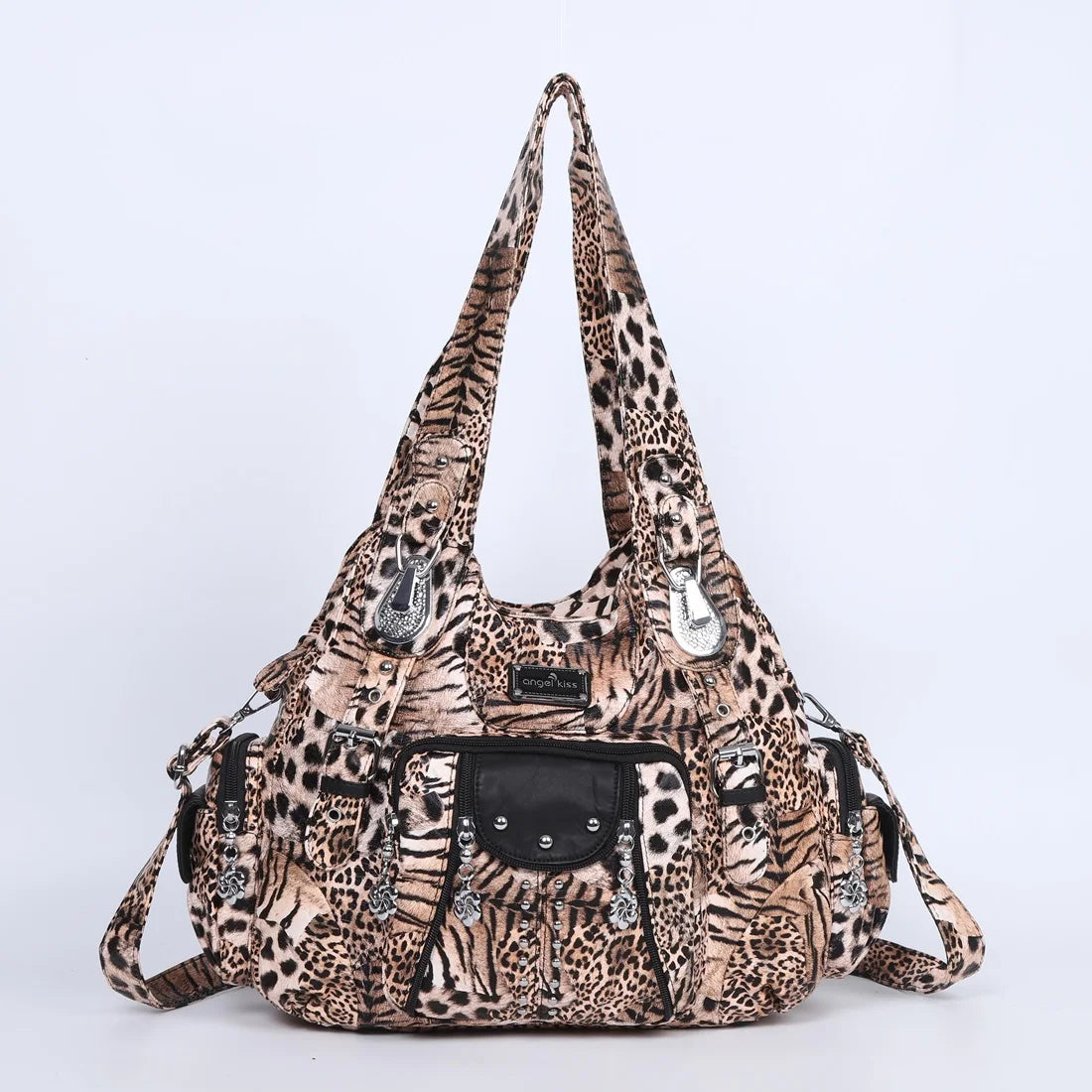 Angel kiss Retro Leather Shoulder Bags