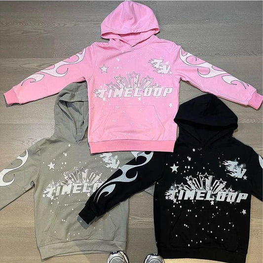 Y2K Gothic Pullover Hoodie