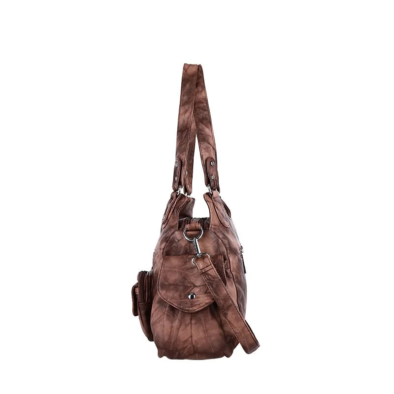 Angel Kiss Punk Leather Shoulder Bag