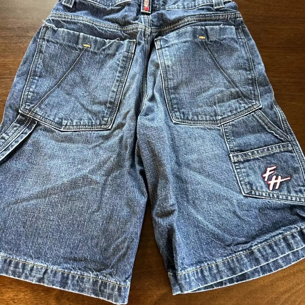 graffiti print retro street Jorts
