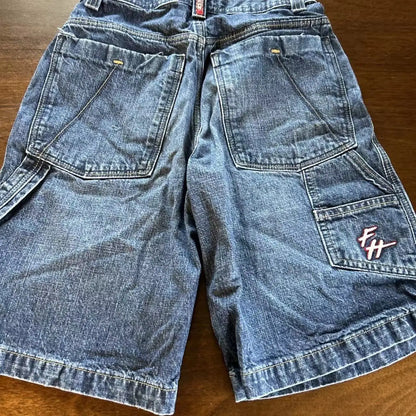 graffiti print retro street Jorts